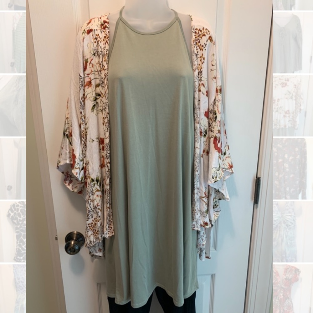 Super Cute and Comfy entro dress with umgee jacket